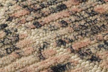 Blush Pixel - Handcrafted Wool Carpet - Wool - 7*5