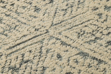 Aqua Vintage -  Handcrafted Wool Carpet - Wool - 7*5 ft
