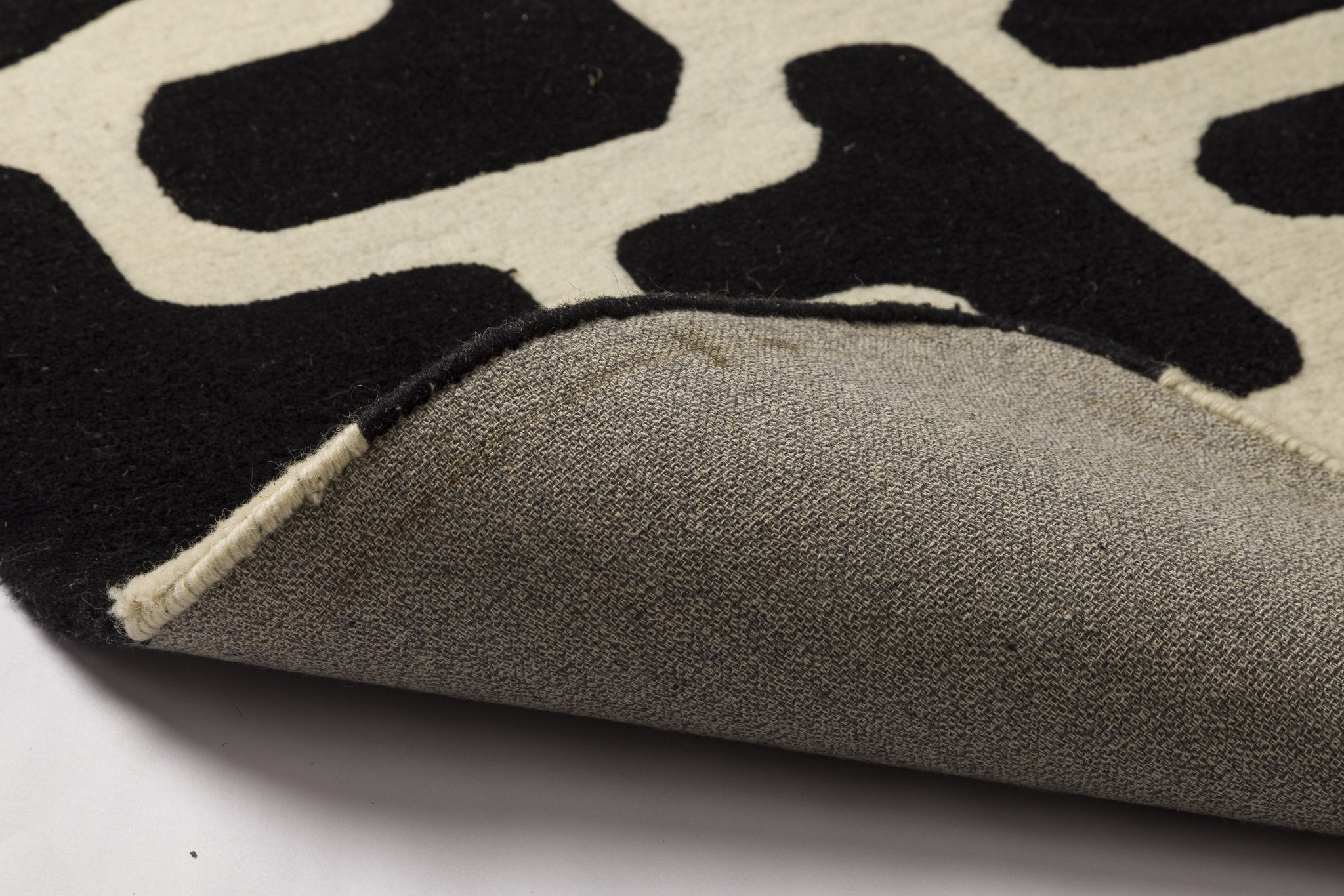 Obsidian - Handcrafted Wool Carpet - Wool - 7*5 ft