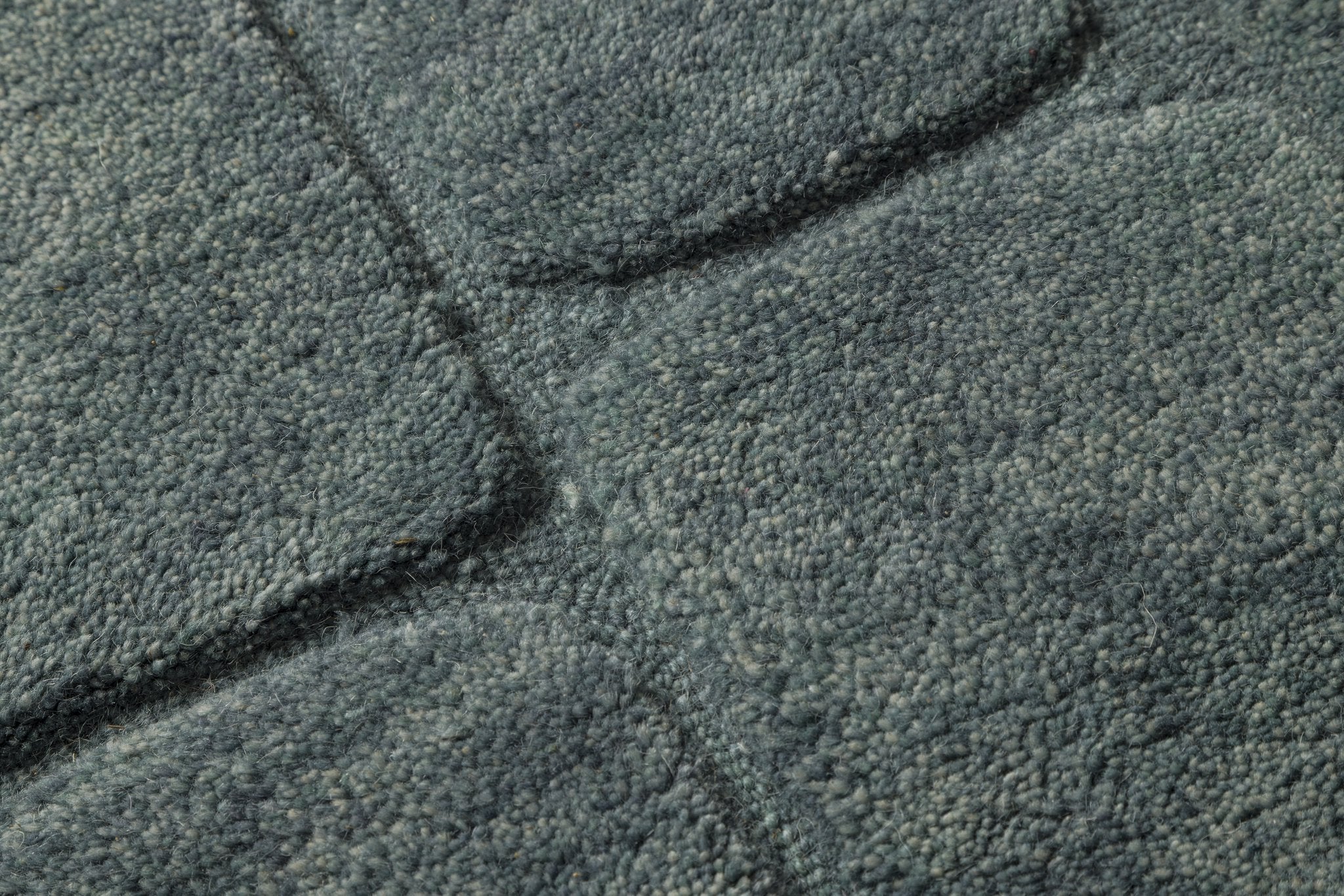 Brick Textured - Handcrafted Wool Carpet - Wool - 7*5