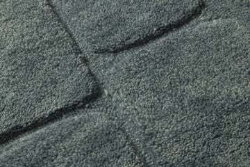 Brick Textured - Handcrafted Wool Carpet - Wool - 7*5