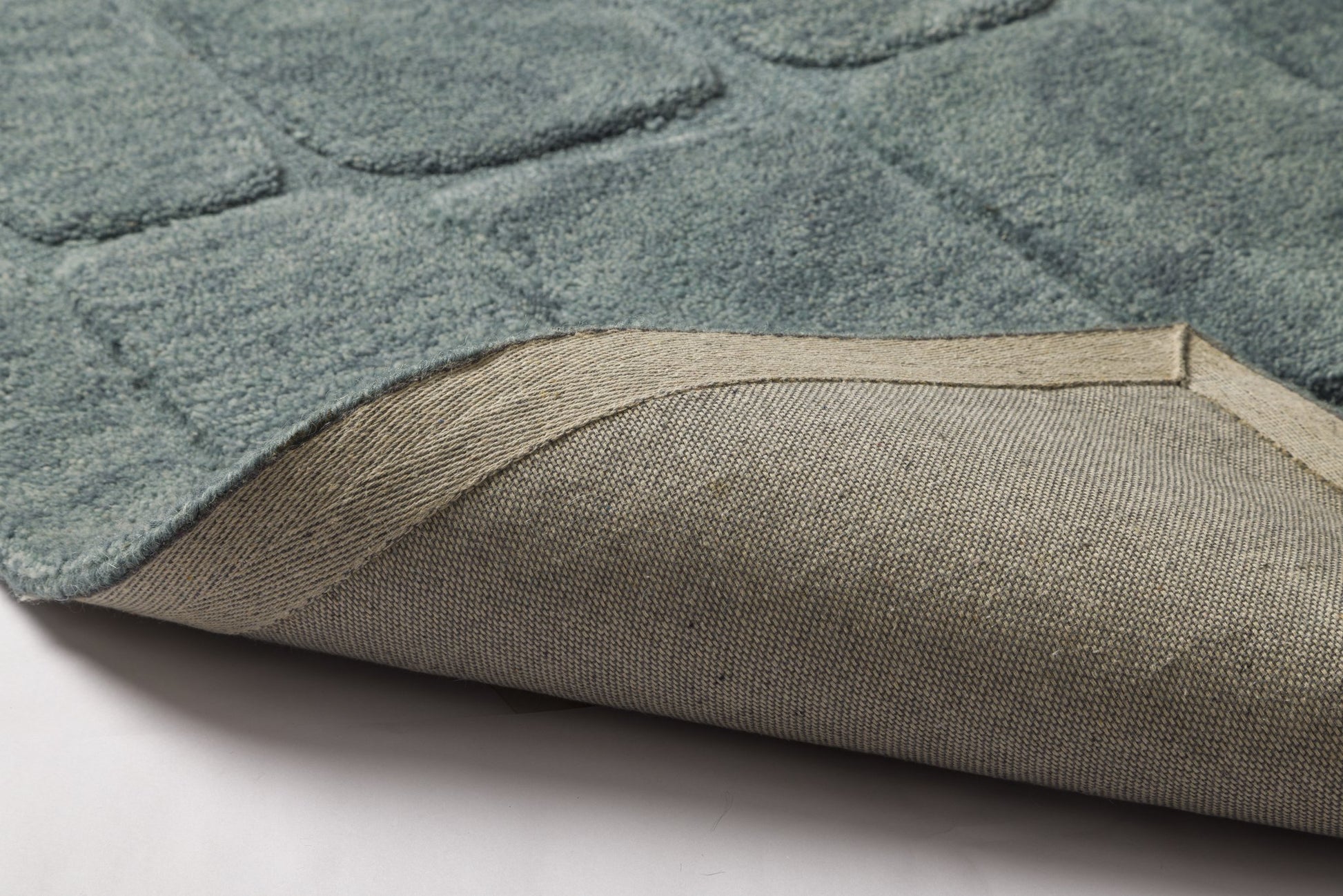 Brick Textured - Handcrafted Wool Carpet - Wool - 7*5