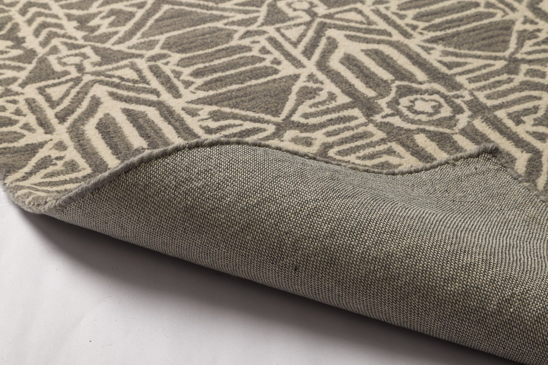 Heritage Geometry - Handcrafted Wool Carpet - 100% New Zeland Wool - 7.6*9.6