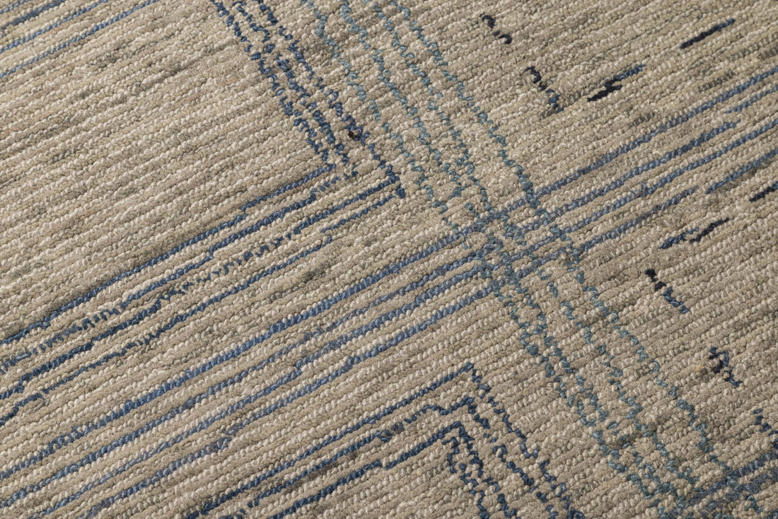 Urban Lines – Contemporary Wool Carpet - 100% Wool - 8*5