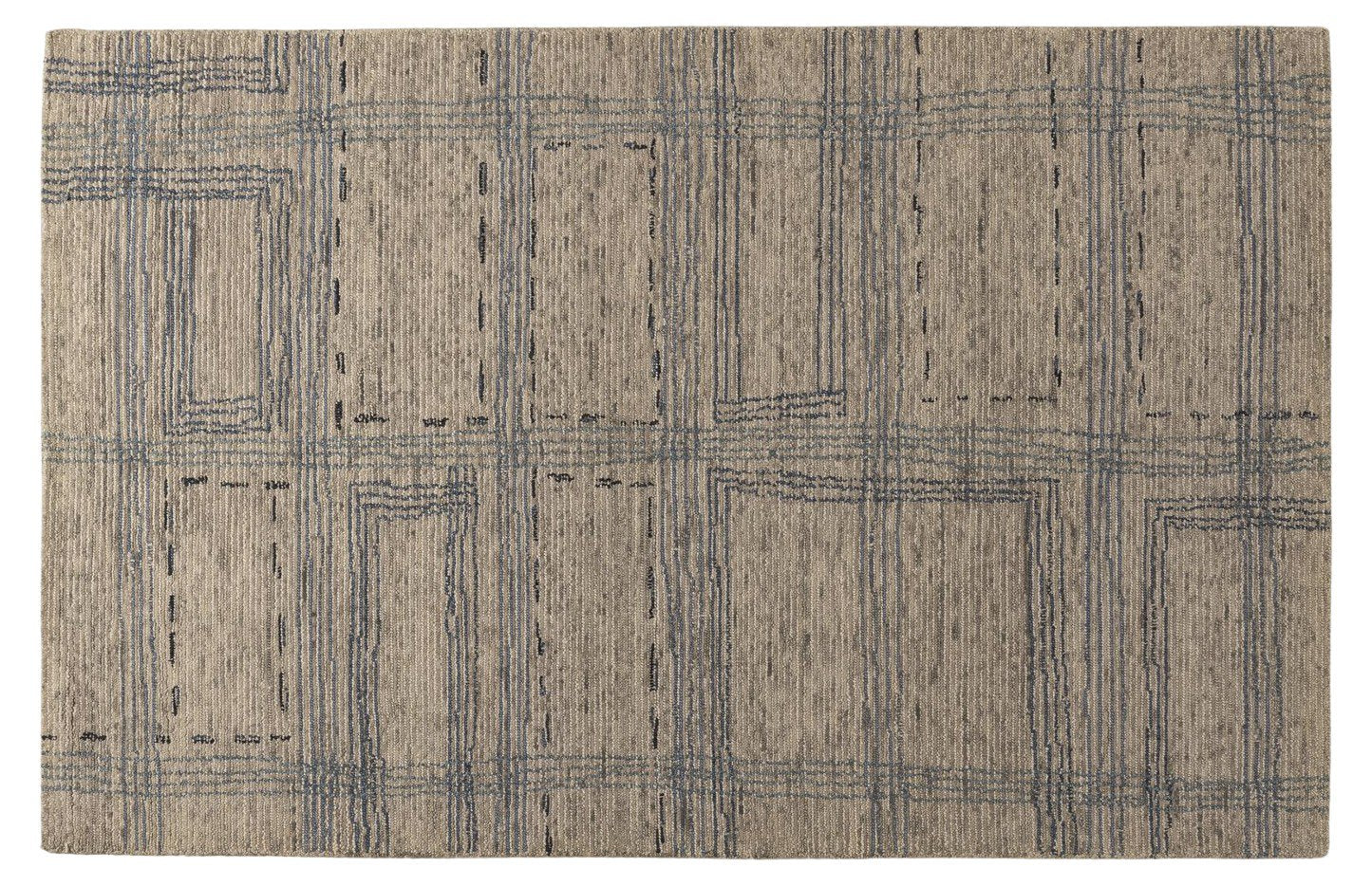 Urban Lines – Contemporary Wool Carpet - 100% Wool - 8*5