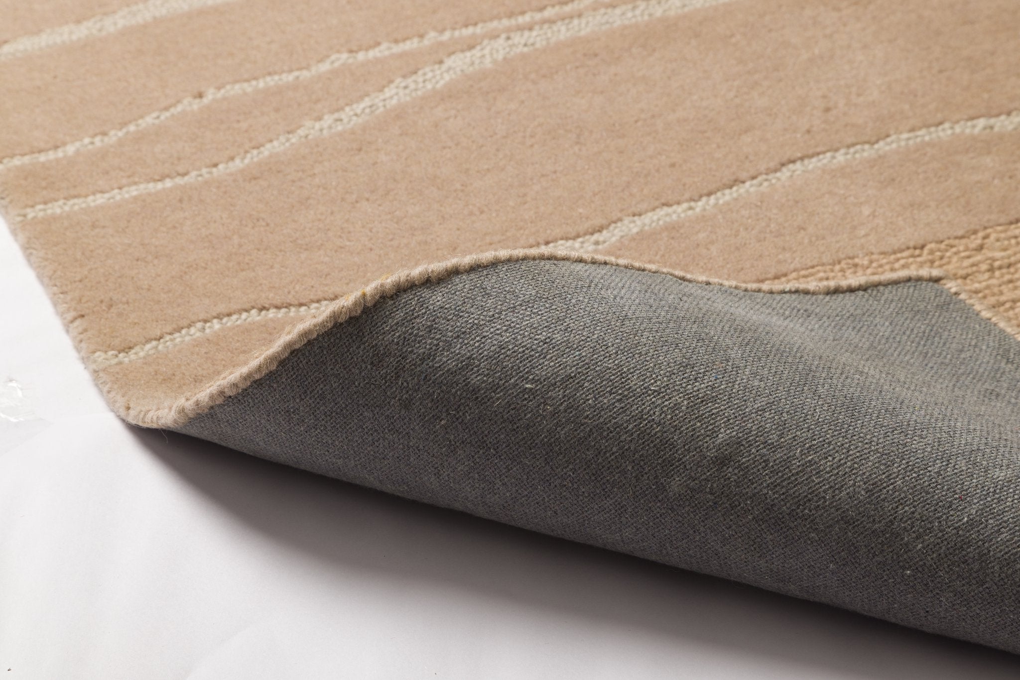 Soft Dunes – Minimalist Wool Carpet - Wool and Silk - 8*5