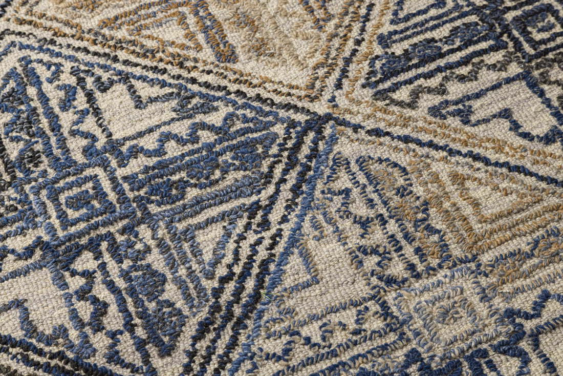 Nomad Lattice – Handcrafted Wool Carpet - 100% Wool - 8*5