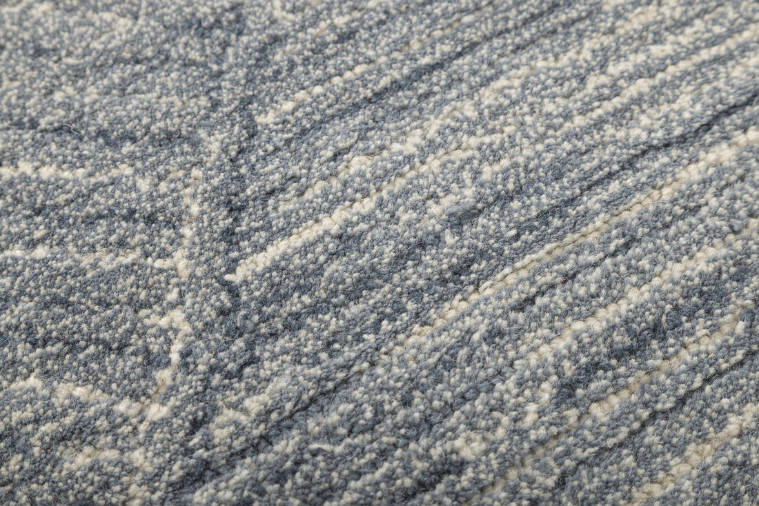 Slate Weave - Handcrafted wool carpet - 100 % Wool - 8*5 ft