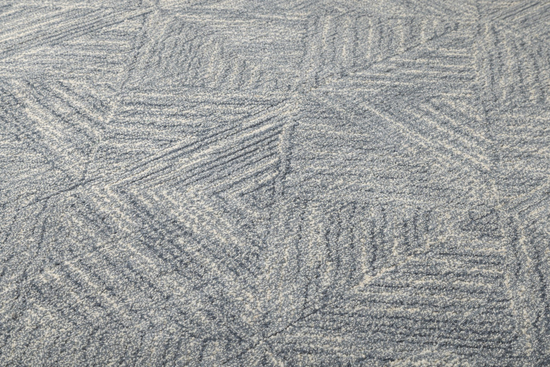Slate Weave - Handcrafted wool carpet - 100 % Wool - 8*5 ft