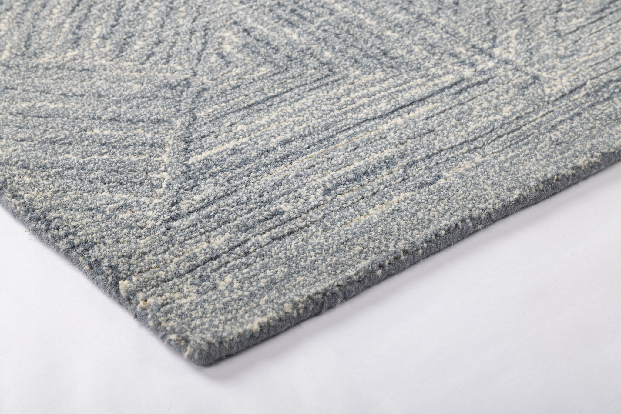 Slate Weave - Handcrafted wool carpet - 100 % Wool - 8*5 ft