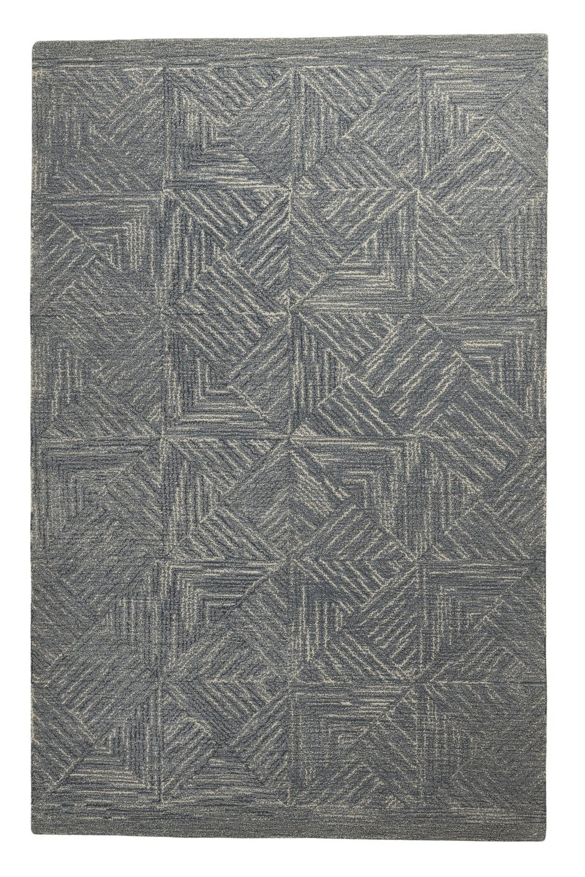 Slate Weave - Handcrafted wool carpet - 100 % Wool - 8*5 ft