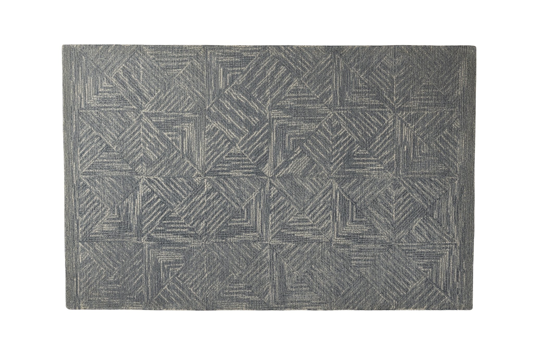 Slate Weave - Handcrafted wool carpet - 100 % Wool - 8*5 ft