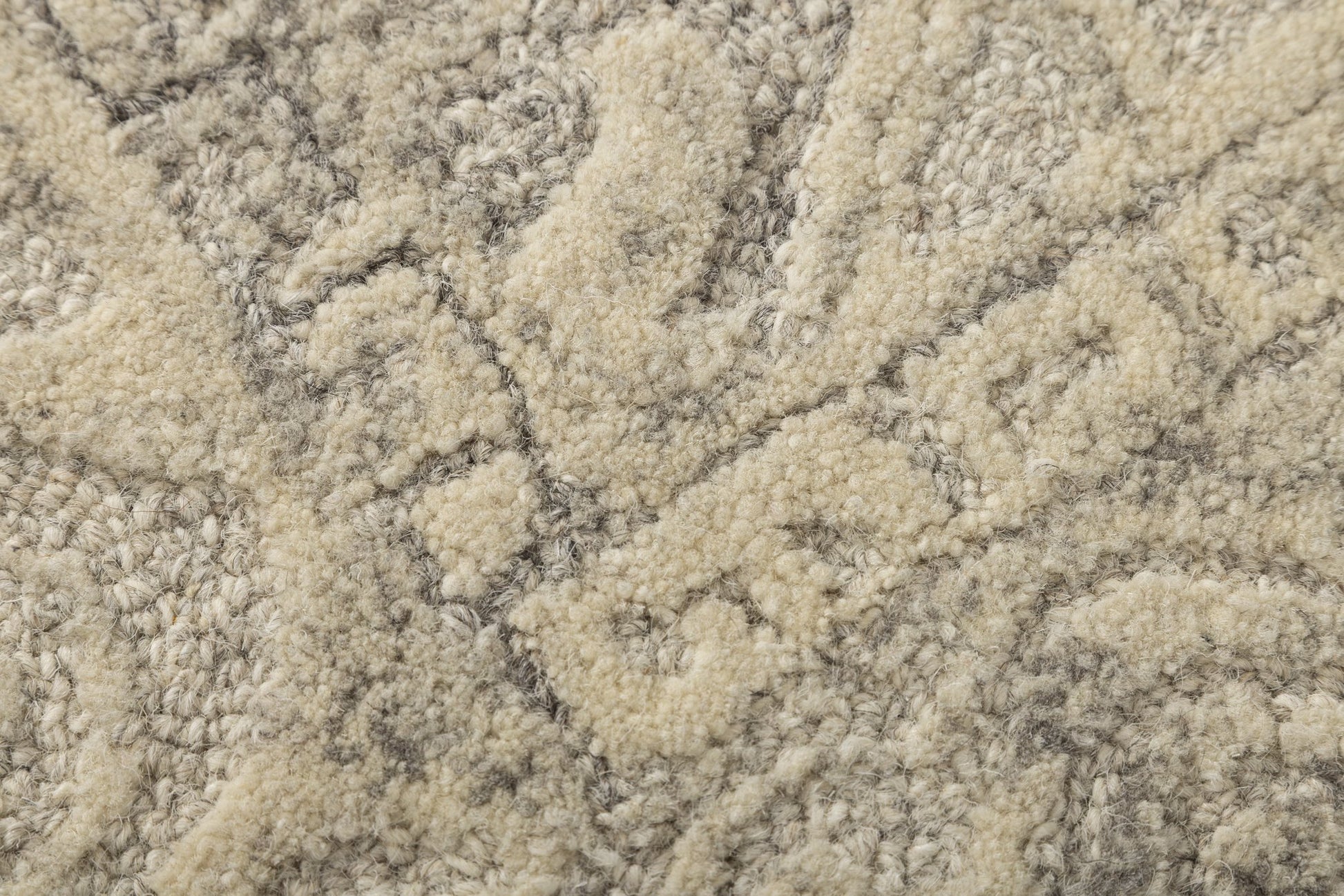 Ivory Heirloom - Handcrafted wool carpet - 100 % Wool - 8*5 ft