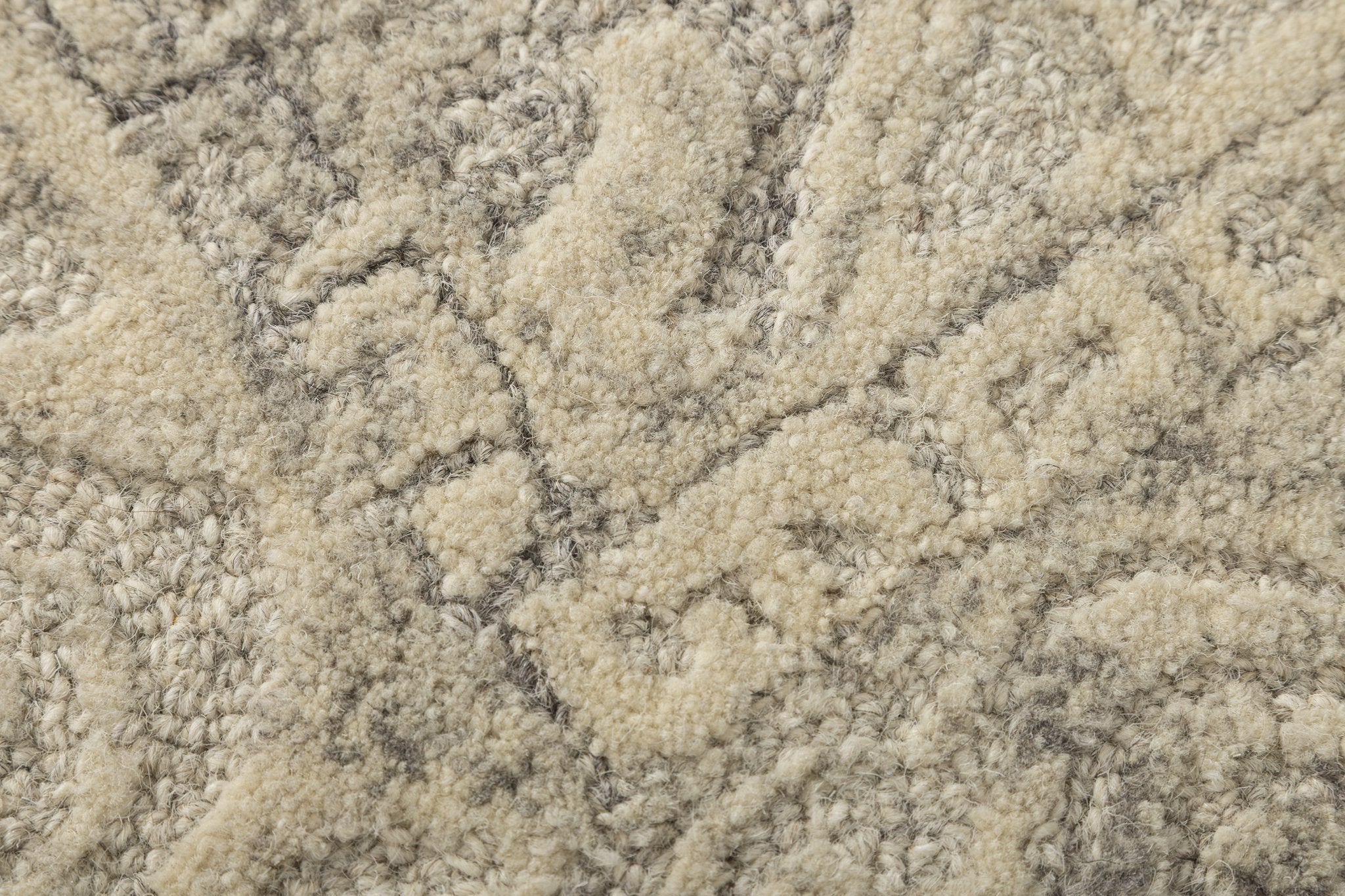 Ivory Heirloom - Handcrafted wool carpet - 100 % Wool - 8*5 ft