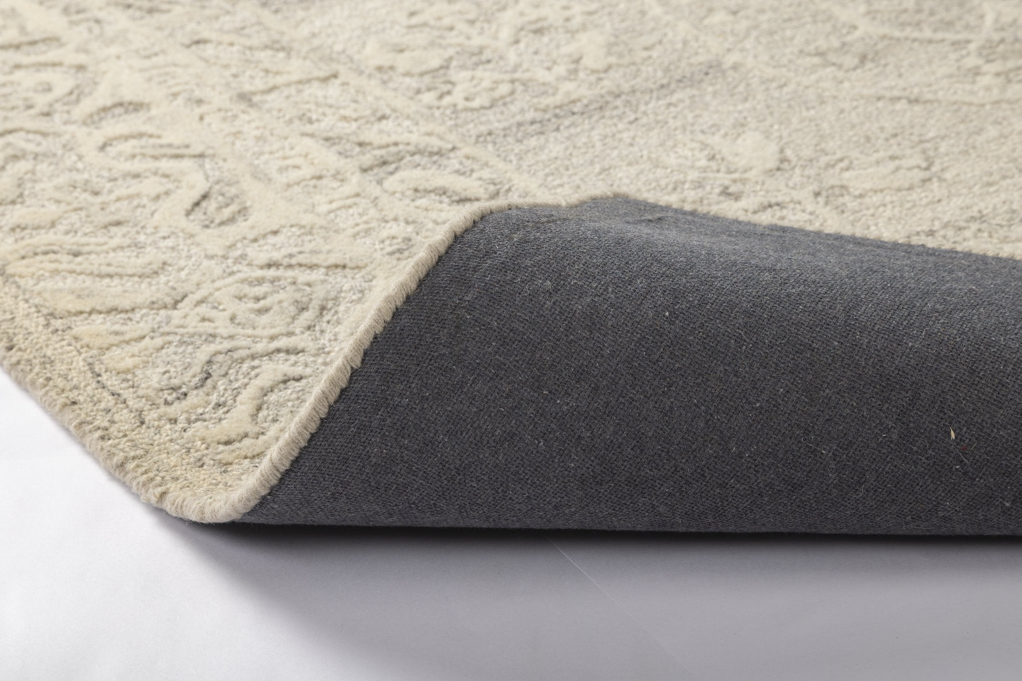 Ivory Heirloom - Handcrafted wool carpet - 100 % Wool - 8*5 ft