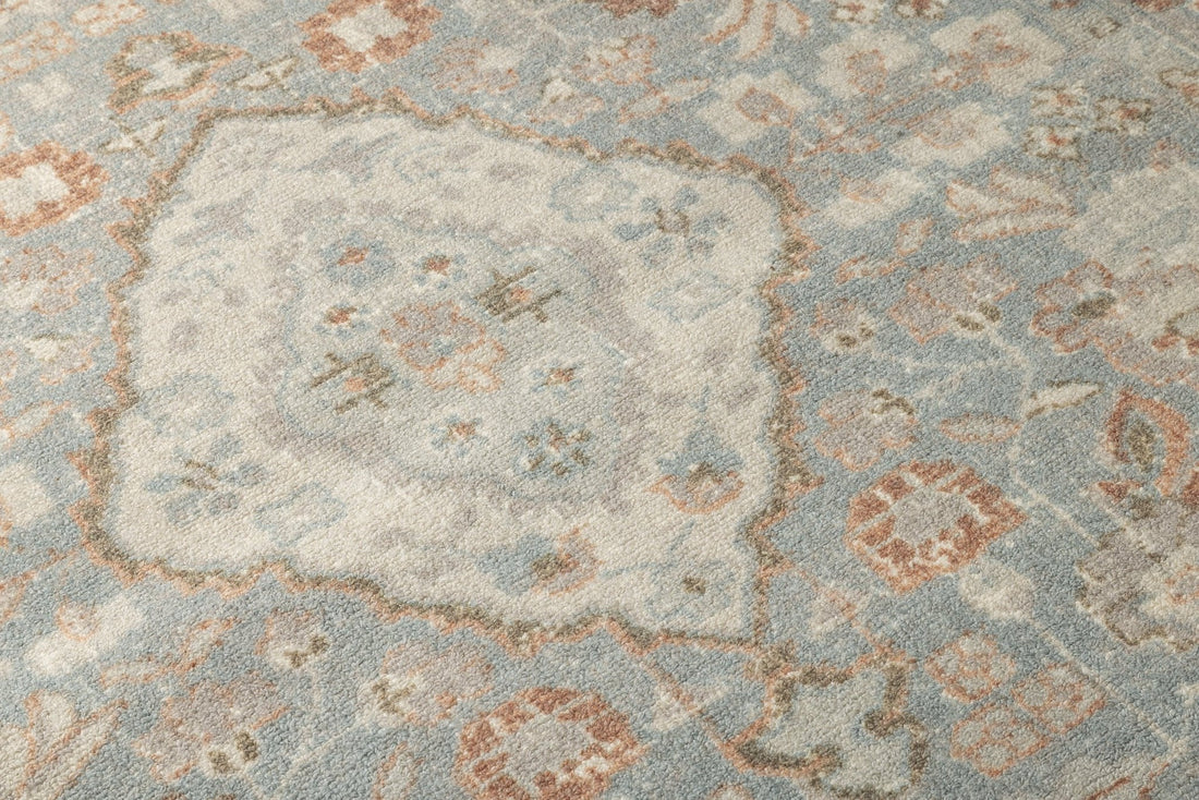 Skyloom Medallion - Handcrafted wool carpet - 100 % Wool - 8*5 ft