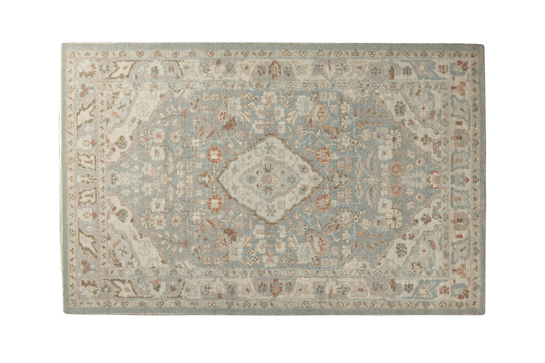 Skyloom Medallion - Handcrafted wool carpet - 100 % Wool - 8*5 ft
