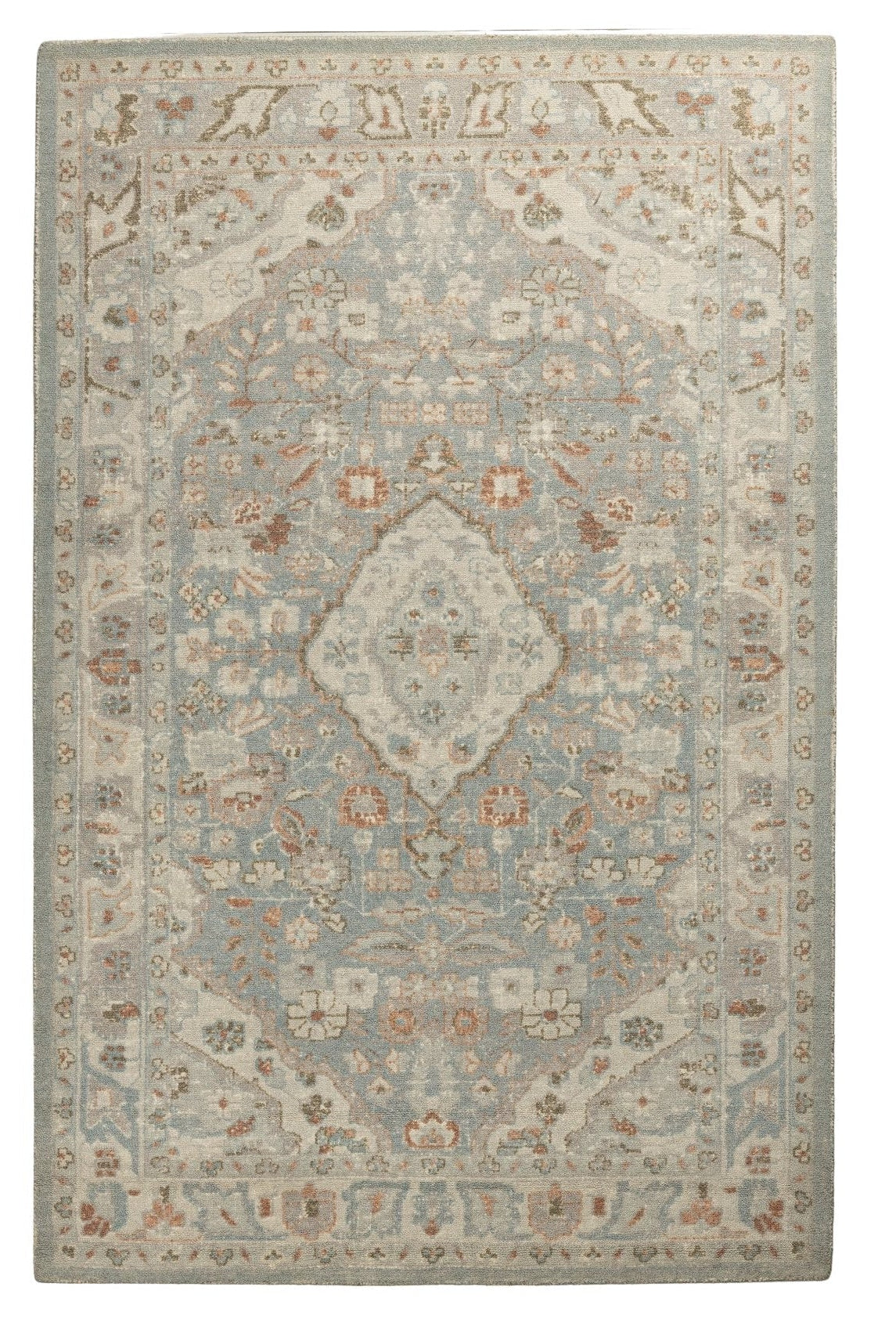 Skyloom Medallion - Handcrafted wool carpet - 100 % Wool - 8*5 ft