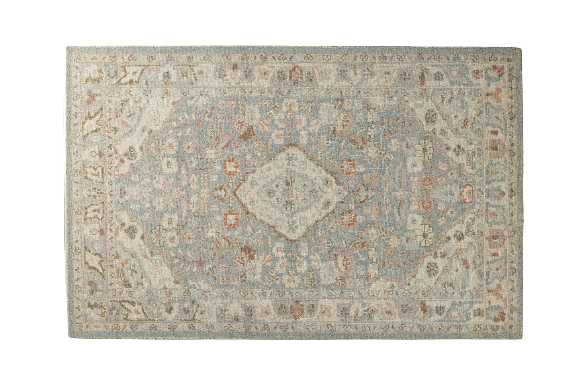 Skyloom Medallion - Handcrafted wool carpet - 100 % Wool - 8*5 ft