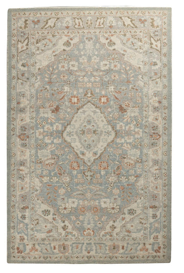Skyloom Medallion - Handcrafted wool carpet - 100 % Wool - 8*5 ft