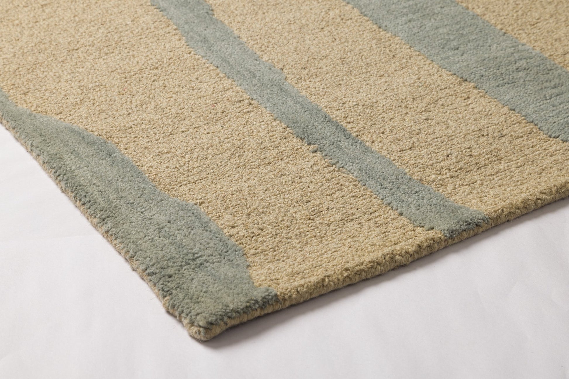 Drift Lines - Handcrafted Wool Carpet - 100% Wool - 8*5