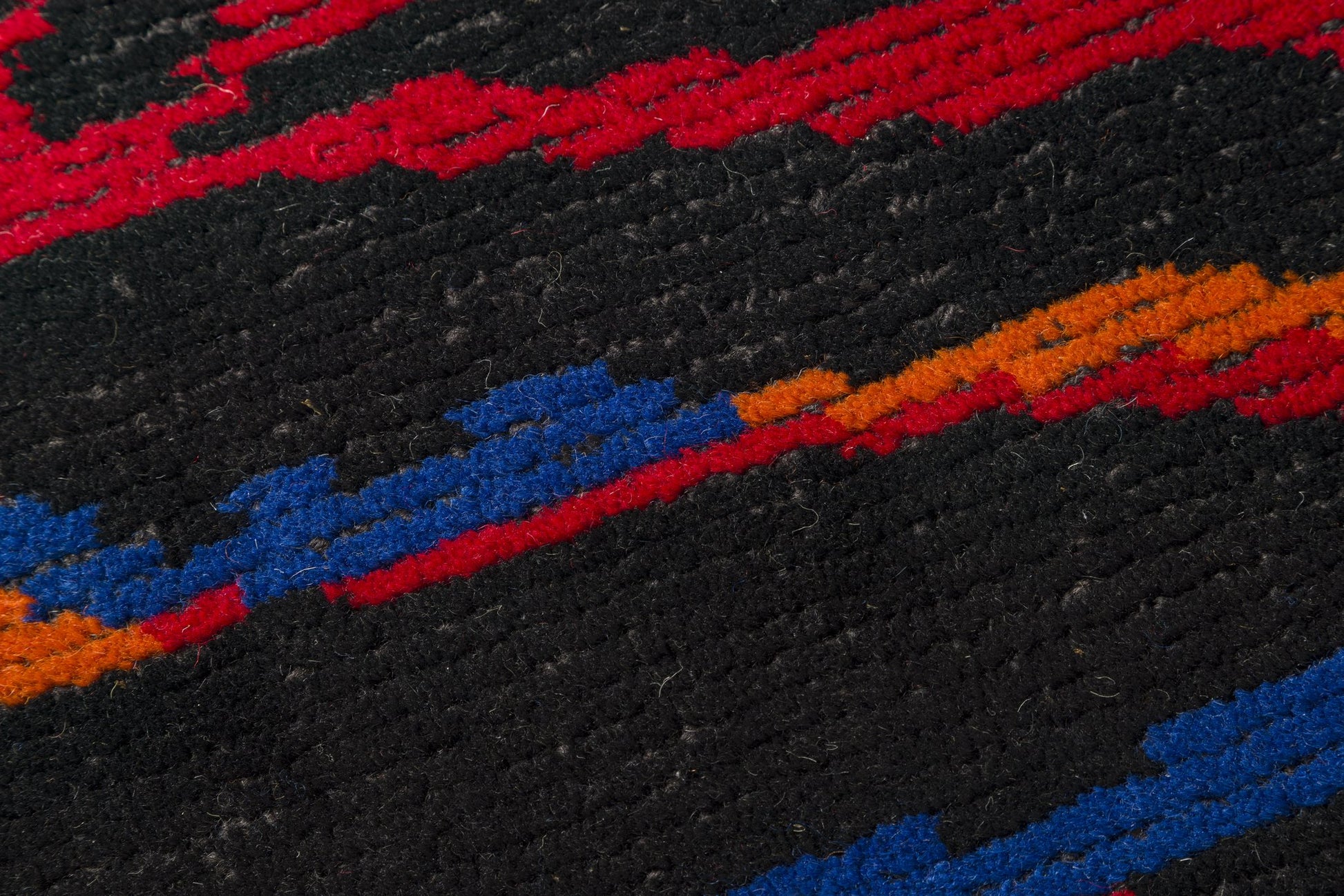 Midnight Pulse - Handcrafted Wool Carpet - 100% Wool - 8*5