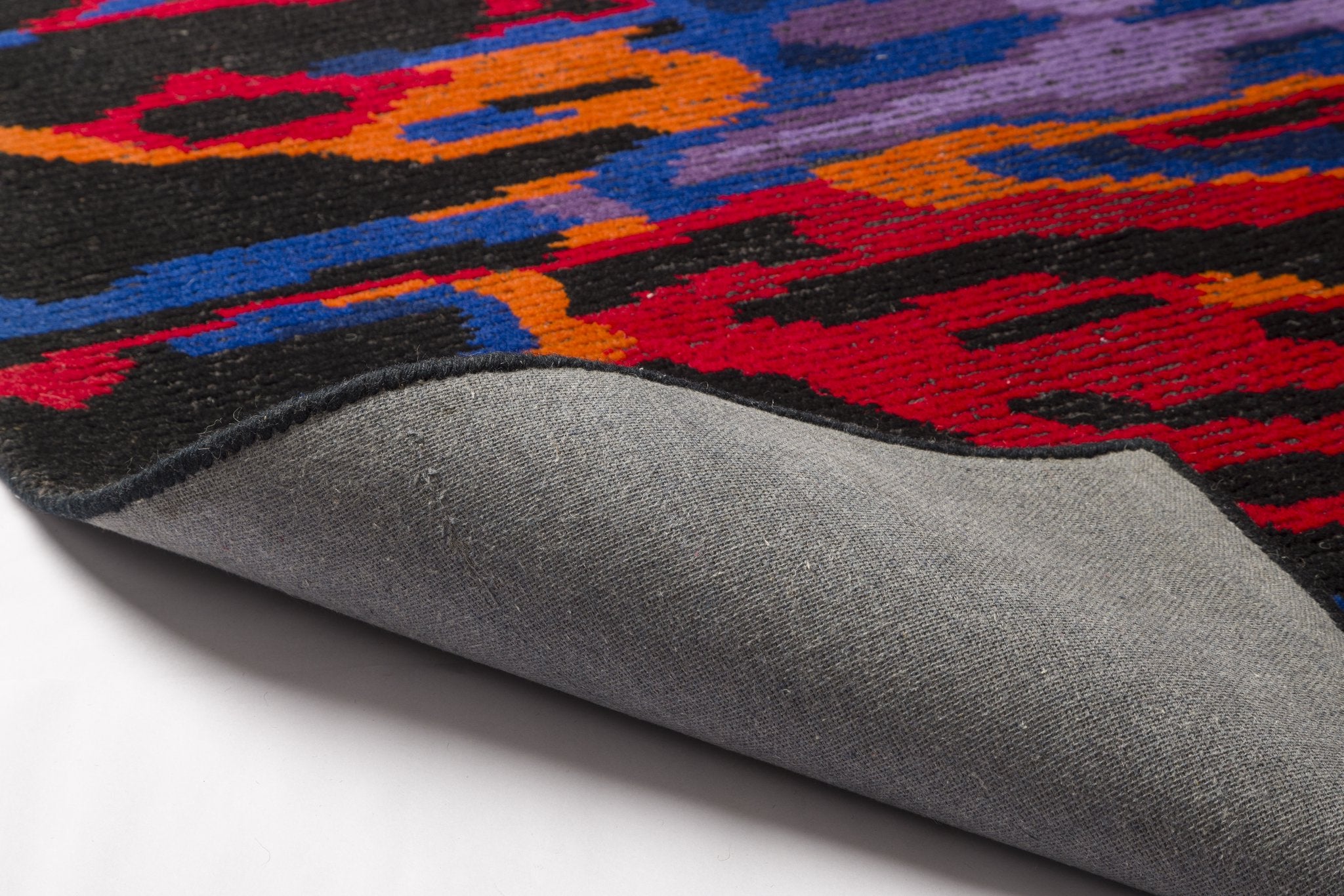 Midnight Pulse - Handcrafted Wool Carpet - 100% Wool - 8*5