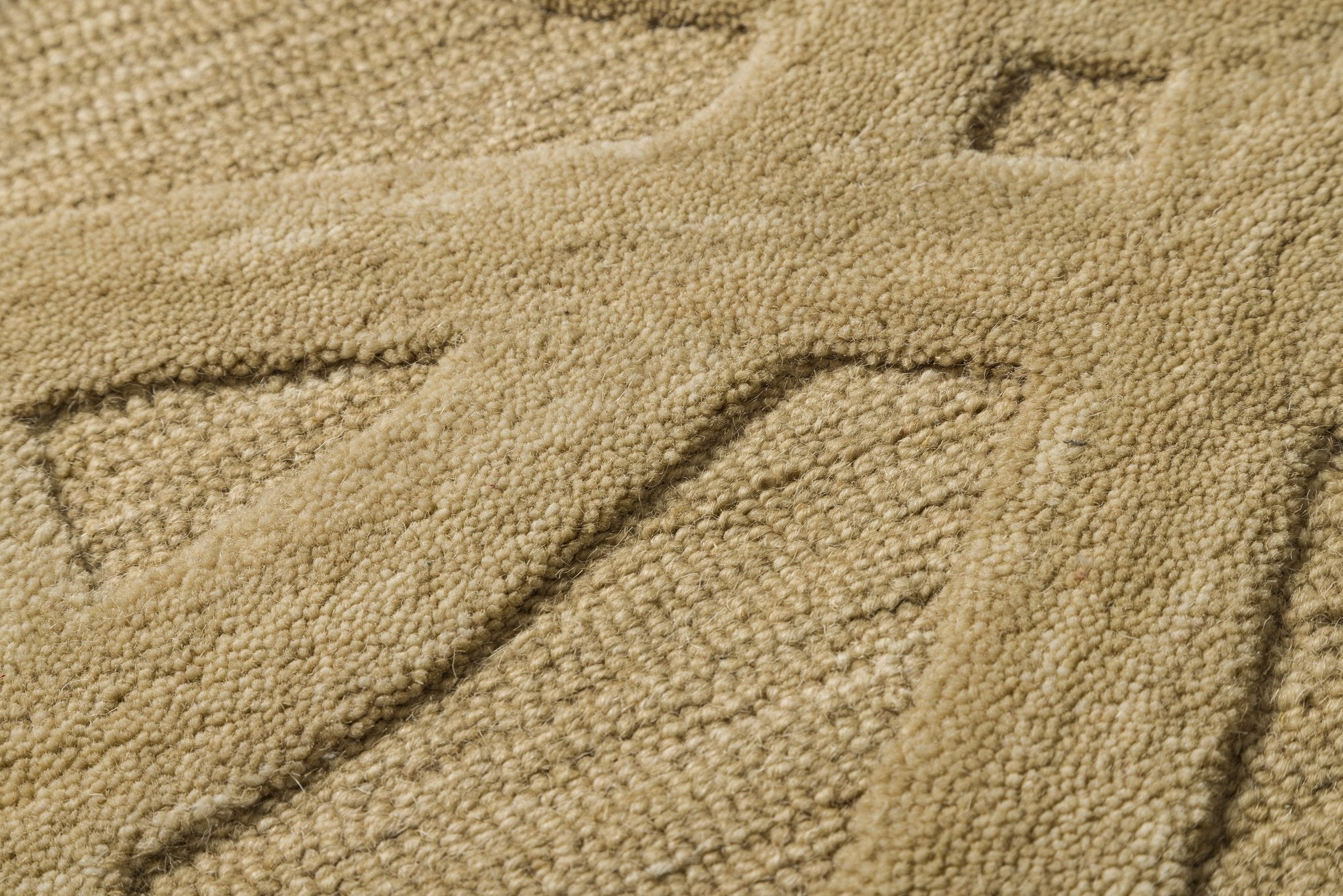 Sandweave Geometry - Handcrafter Wool Carpet - 100% Wool - 8*5