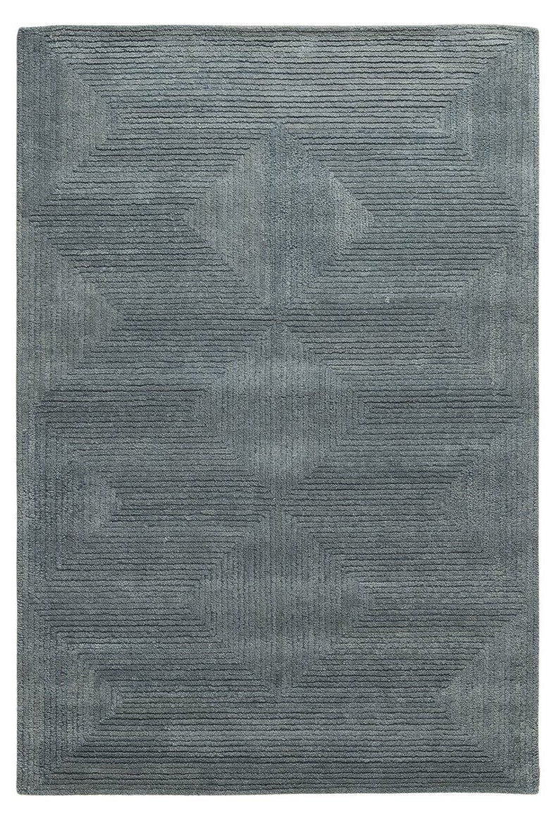 Mistline Texture - Handcrafted Wool Carpet - 100% Wool - 8*5
