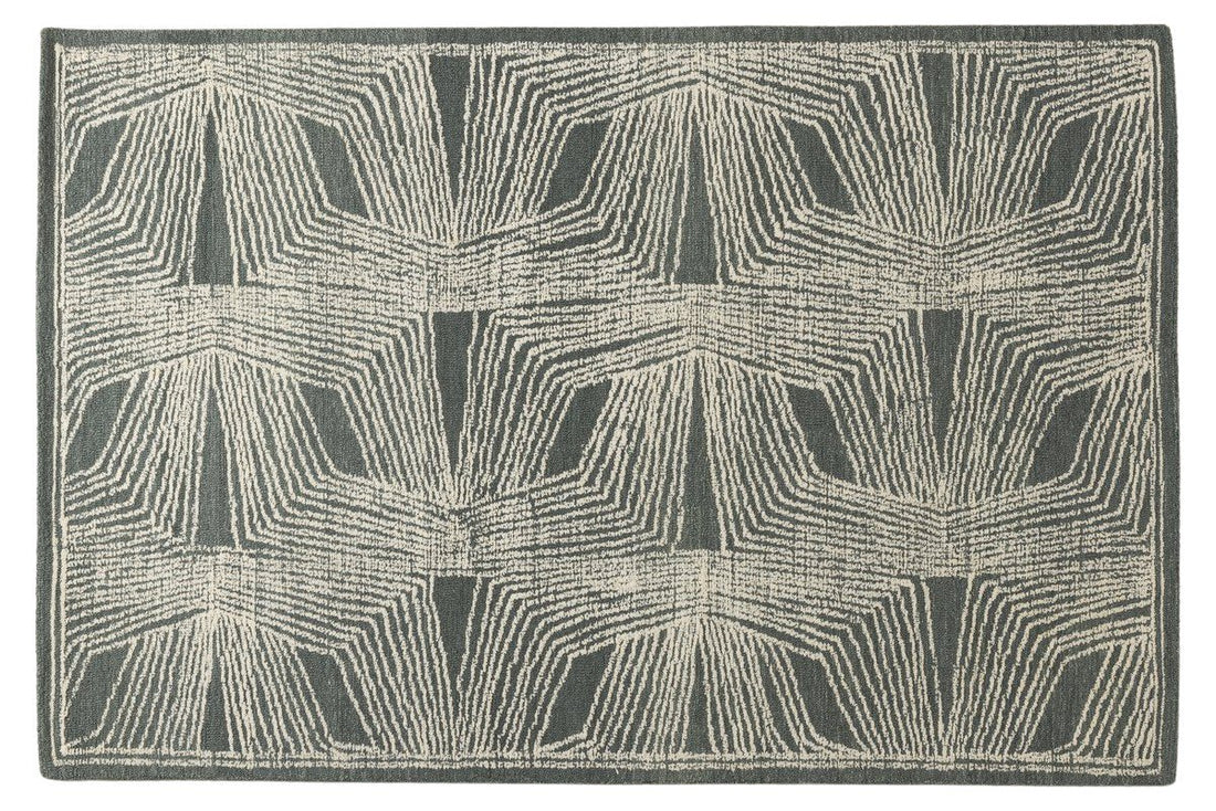 Echo Lines - Handcrafted Wool Carpet - 100% Wool - 8*5