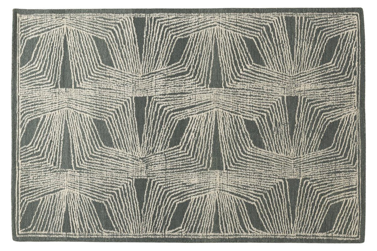 Echo Lines - Handcrafted Wool Carpet - 100% Wool - 8*5