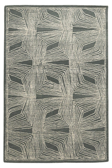Echo Lines - Handcrafted Wool Carpet - 100% Wool - 8*5