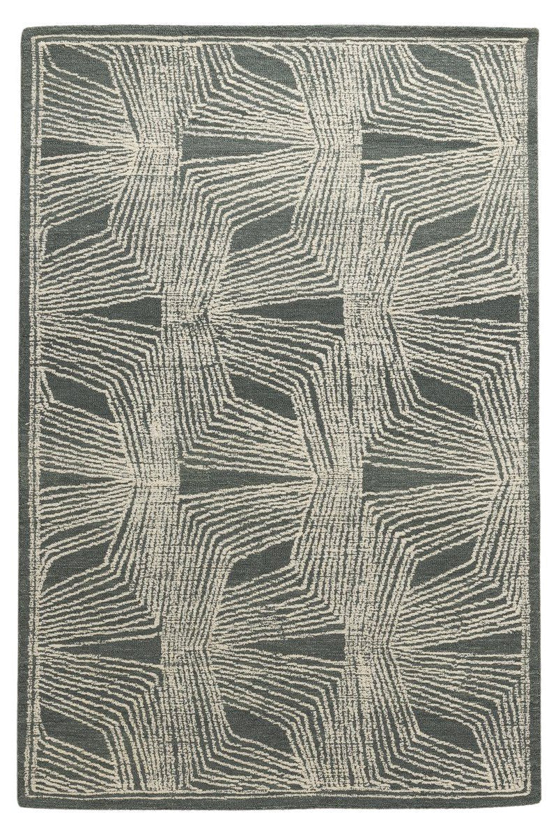 Echo Lines - Handcrafted Wool Carpet - 100% Wool - 8*5