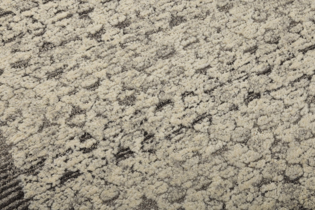 Stonewash Texture - Handcrafted Wool Carpet - 100 % Wool - 8*5 ft