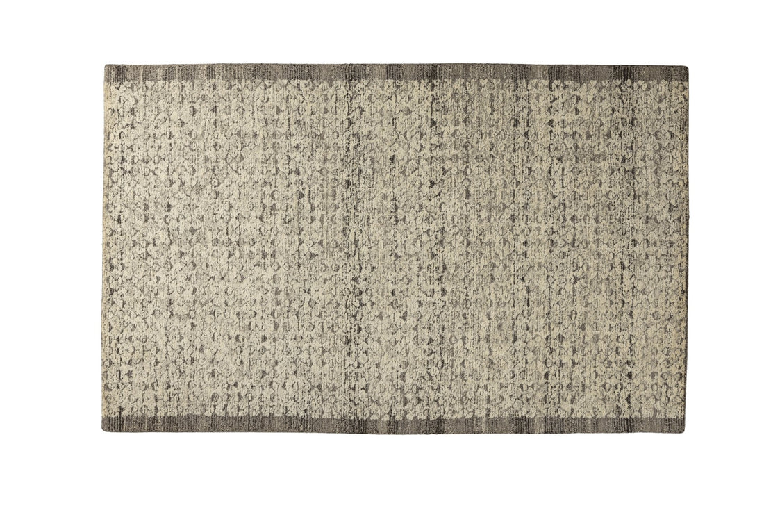 Stonewash Texture - Handcrafted Wool Carpet - 100 % Wool - 8*5 ft
