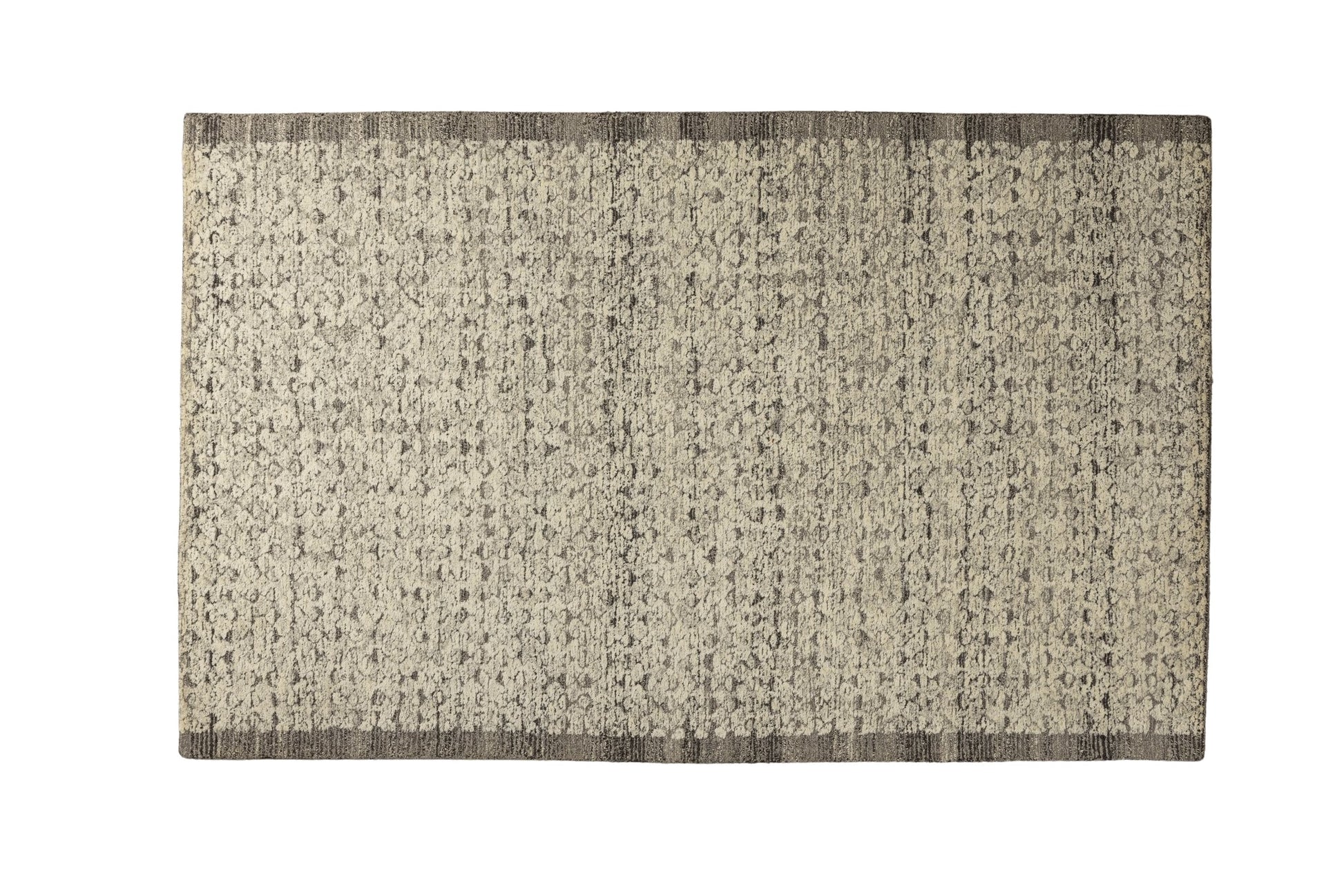 Stonewash Texture - Handcrafted Wool Carpet - 100 % Wool - 8*5 ft