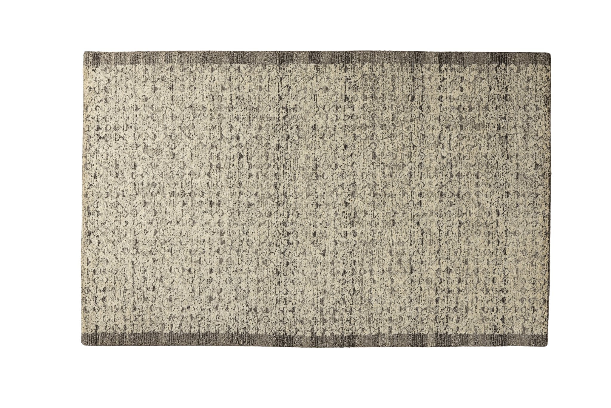 Stonewash Texture - Handcrafted Wool Carpet - 100 % Wool - 8*5 ft