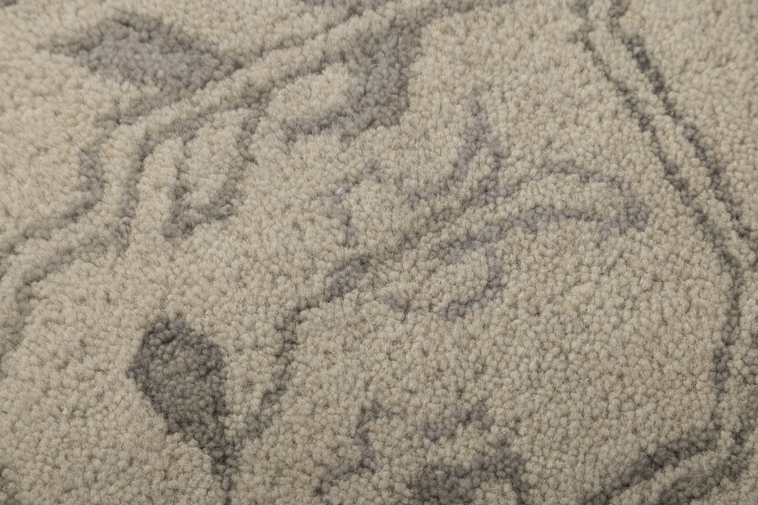 Heritage Bloom - Handcrafted Wool Carpet - 100 % Wool - 8*5 ft