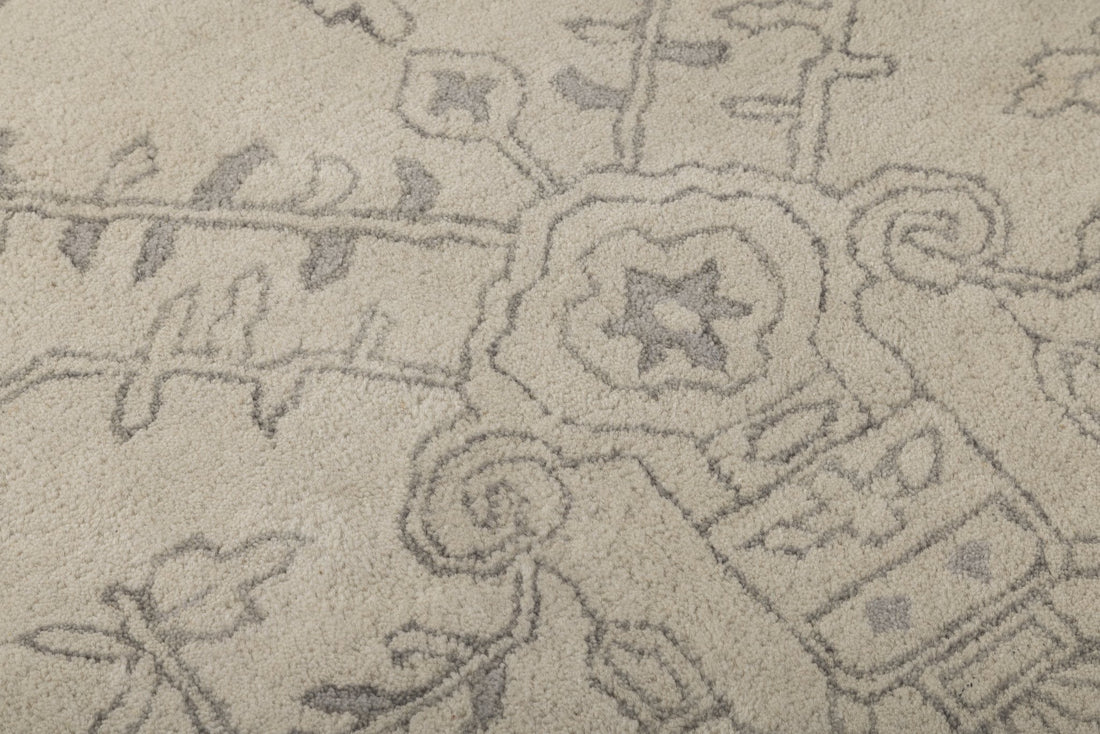 Heritage Bloom - Handcrafted Wool Carpet - 100 % Wool - 8*5 ft