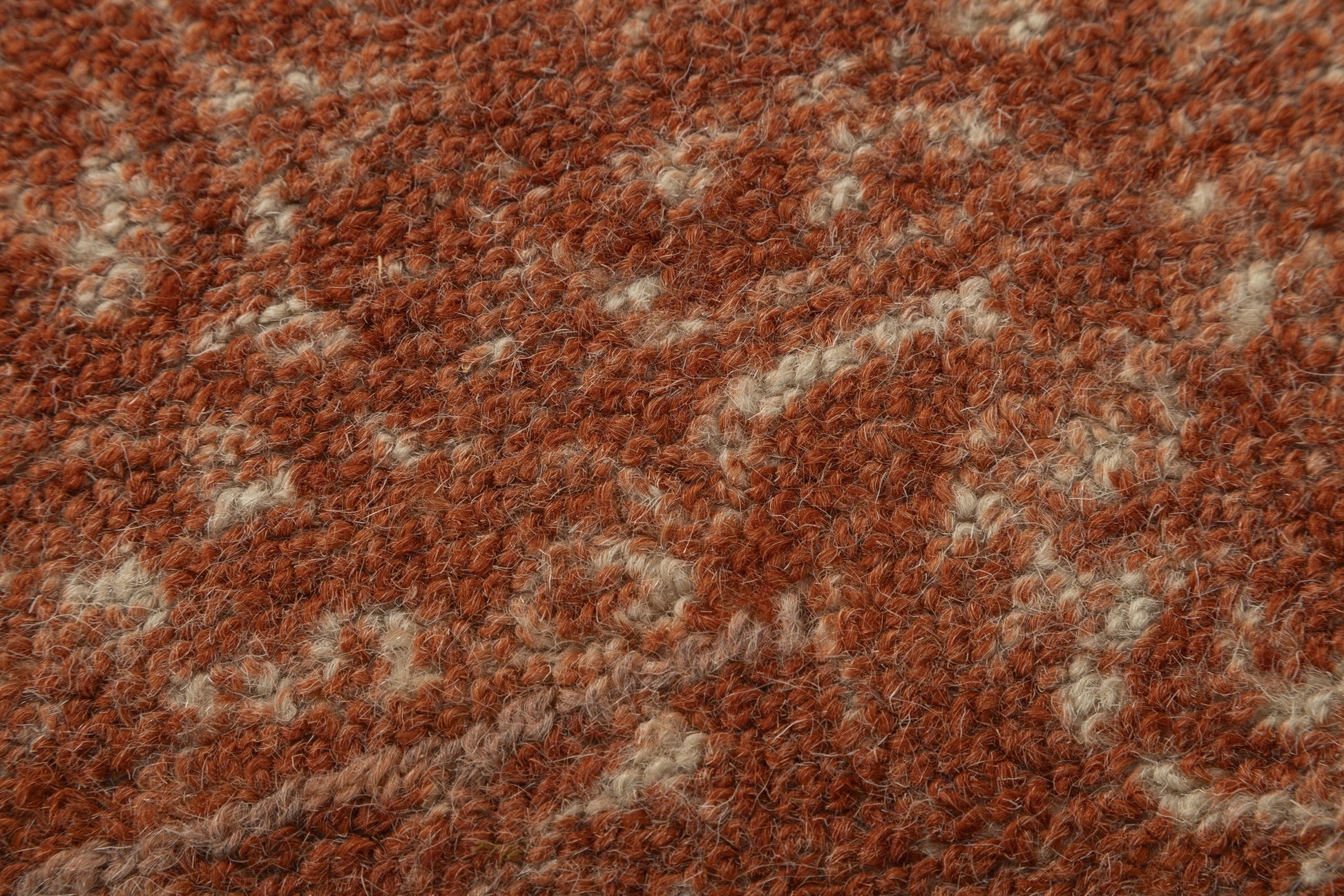 Desert Ember Medallion- Handcrafted Wool Carpet - 100 % Wool - 8*5 ft
