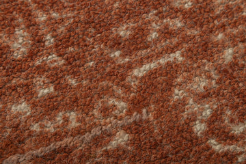 Desert Ember Medallion- Handcrafted Wool Carpet - 100 % Wool - 8*5 ft