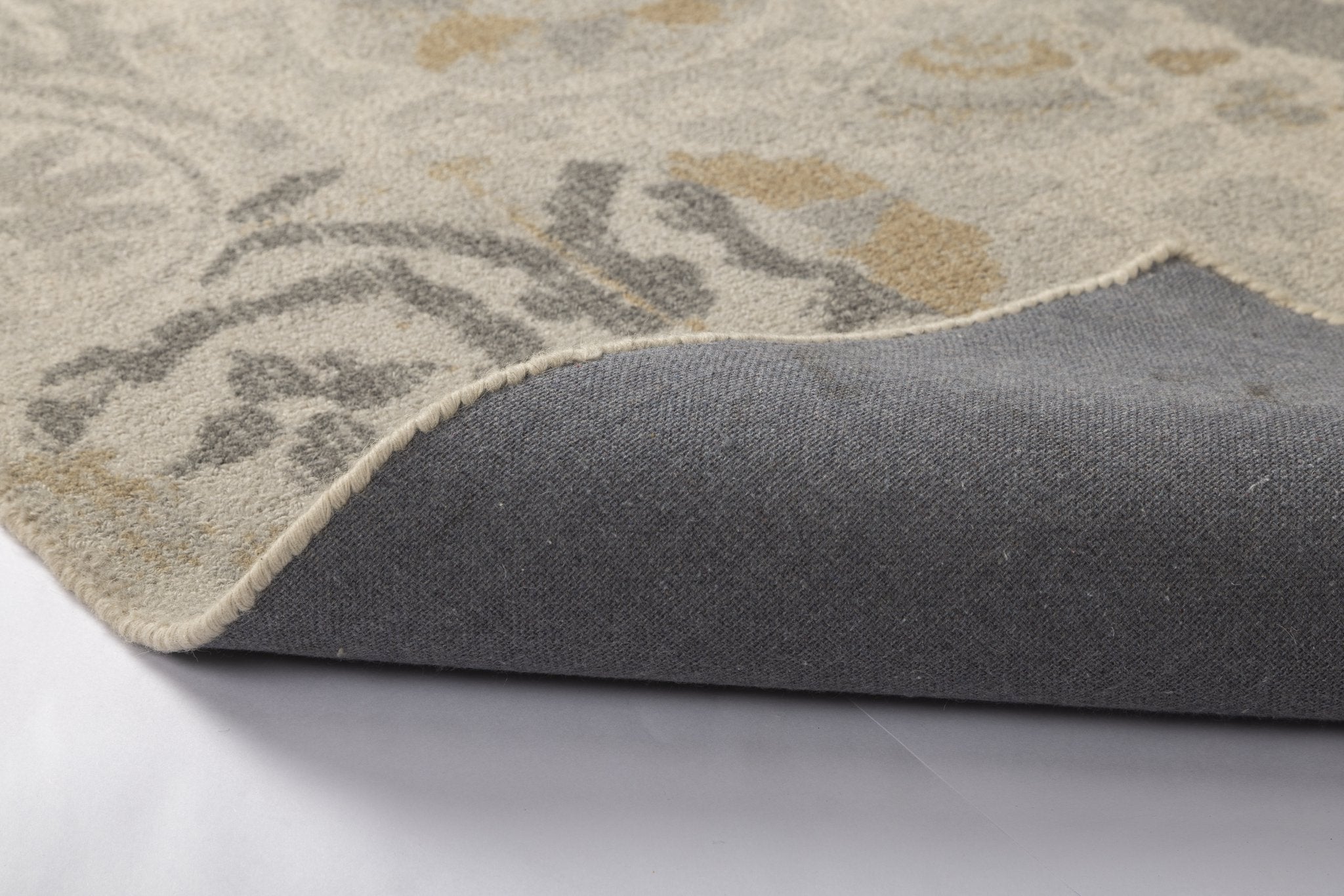 Mosaic Meadow- Handcrafted Wool Carpet - 100 % Wool - 8*5 ft