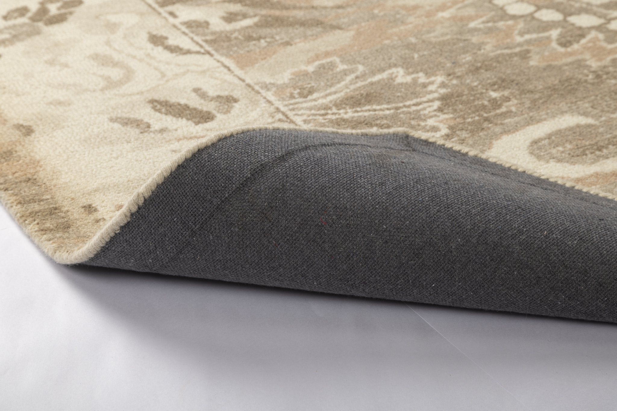 Autumn Garden Frame - Handcrafted Wool Carpet - 100 % Wool - 8*5 ft