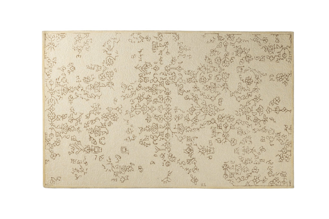 Whispering Vines - Handcrafted Wool Carpet - 100 % Wool - 8*5 ft