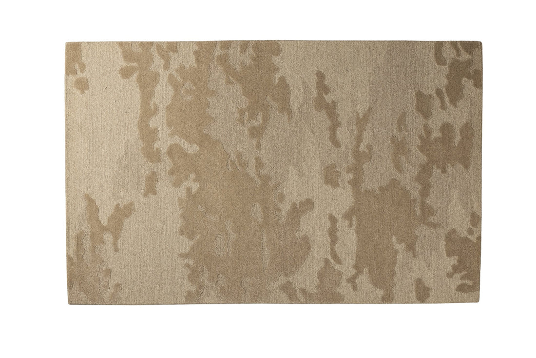 Sand Drift Texture - Handcrafted Wool Carpet - 100 % Wool - 8*5 ft
