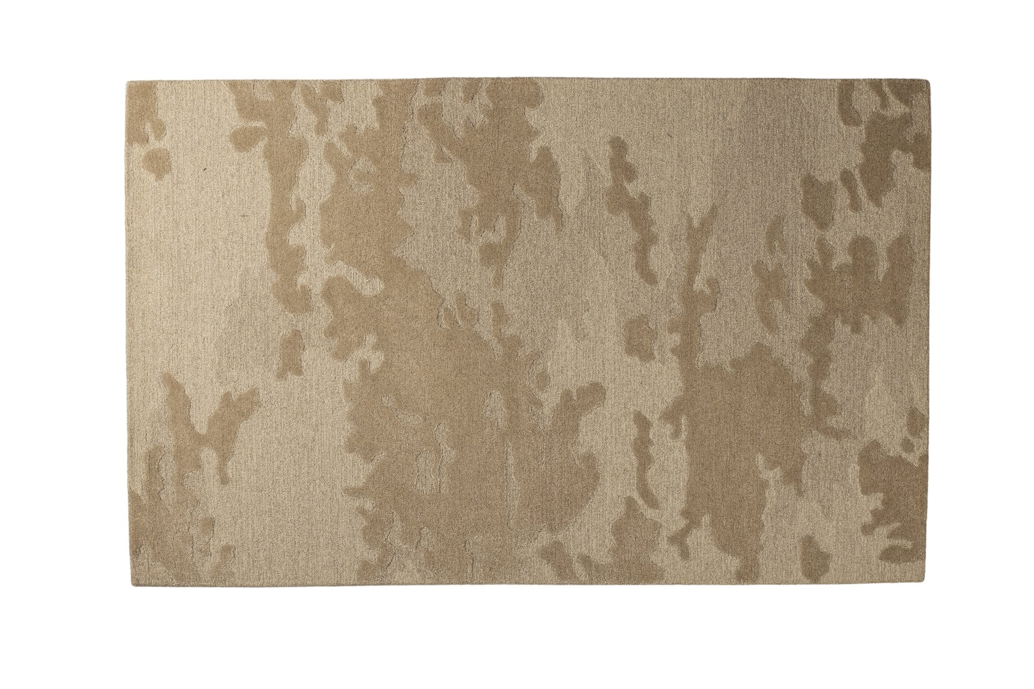 Sand Drift Texture - Handcrafted Wool Carpet - 100 % Wool - 8*5 ft