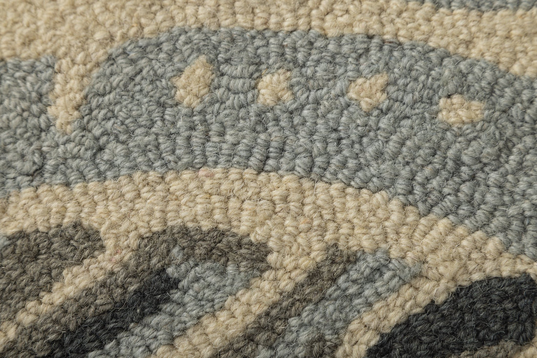 Blooming Botanica - Handcrafted Wool Carpet - 100 % Wool - 8*5 ft