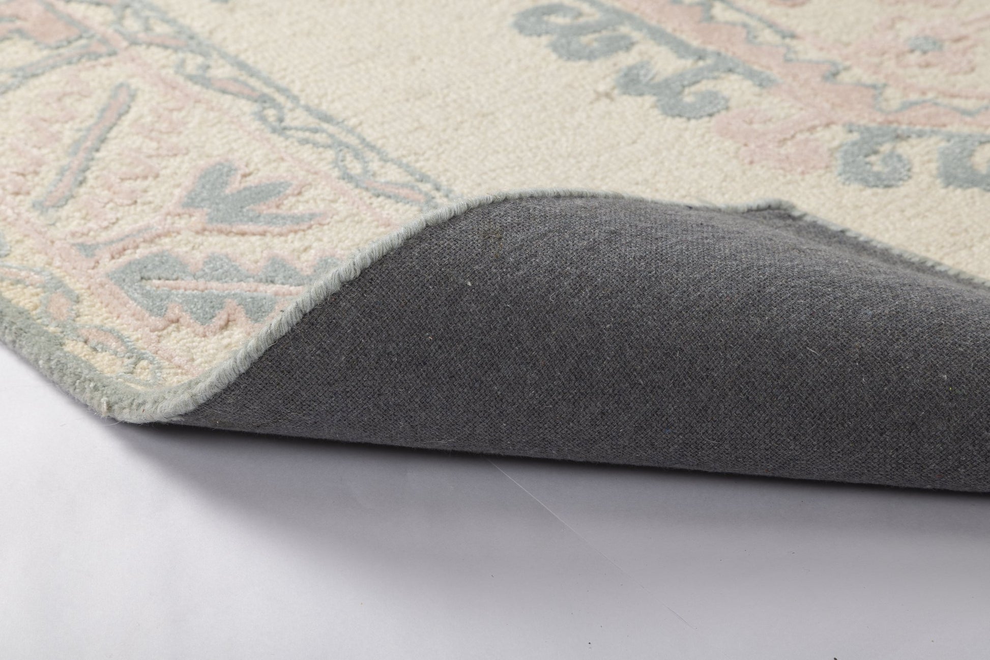 Pastel Heritage Panels - Handcrafted Wool Carpet - 100 % Wool - 8*5 ft
