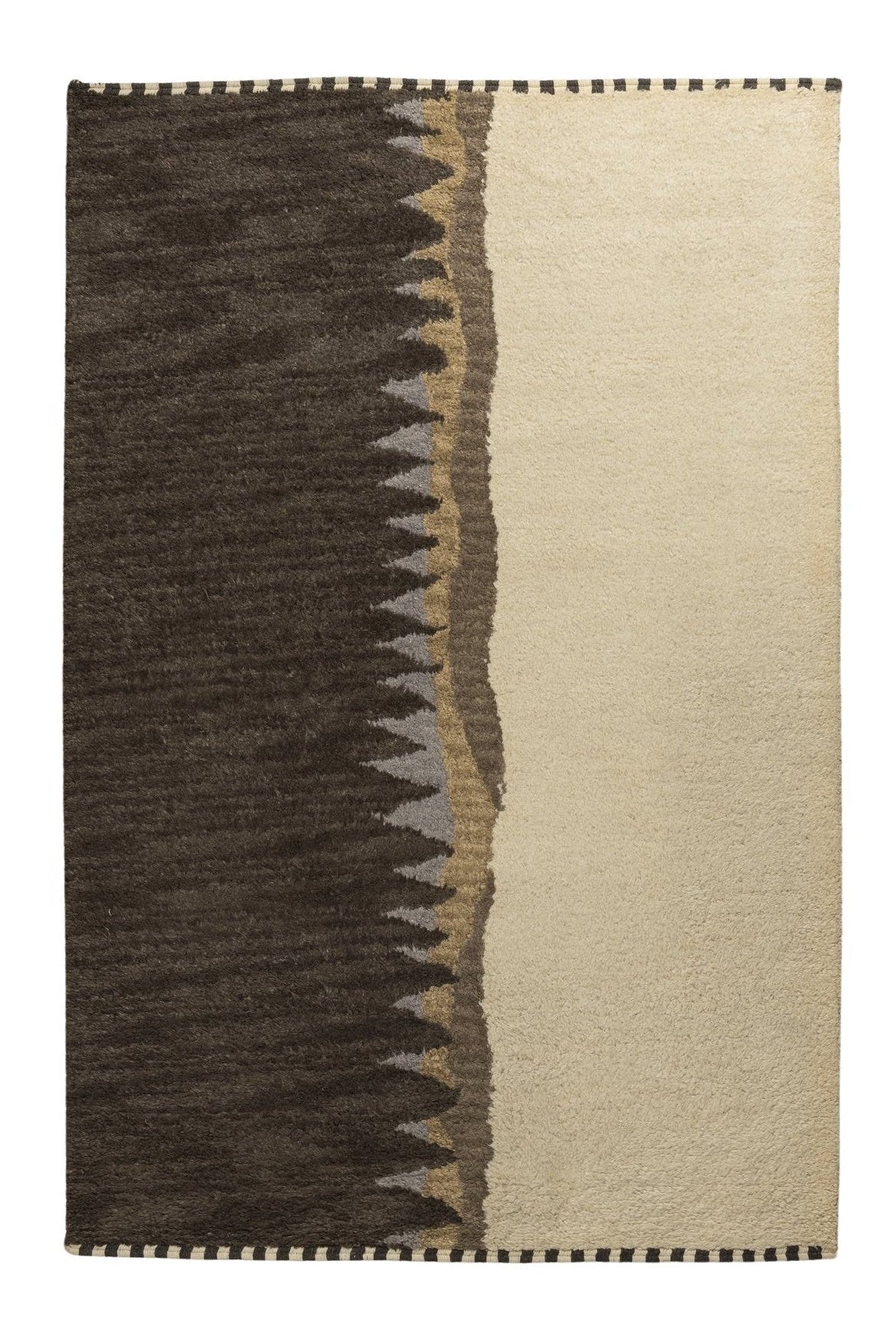 Forest Horizon - Handcrafted Wool Carpet - 100 % Wool - 8*5 ft