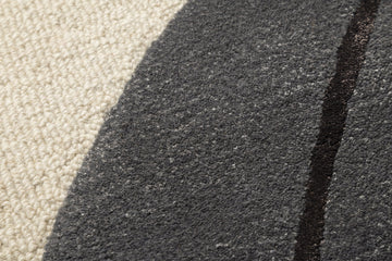 Eclipse Curve - Handcrafted Wool Carpet - 100 % Wool - 8*5 ft